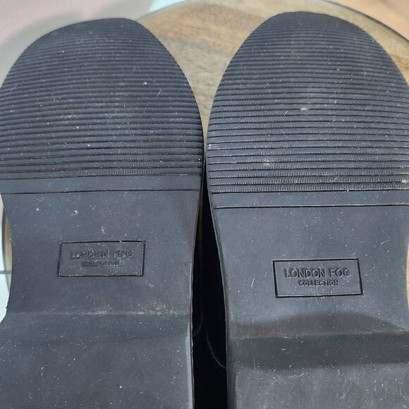 London Fog Black Lace-Up Chukka Boots Size 11 London Fog Blackburn Boots - Picture 8 of 9